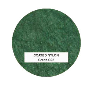 Coated Nylon Green Youth Beanbag