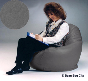 Slate Gray Smooth Grain Youth Beanbag